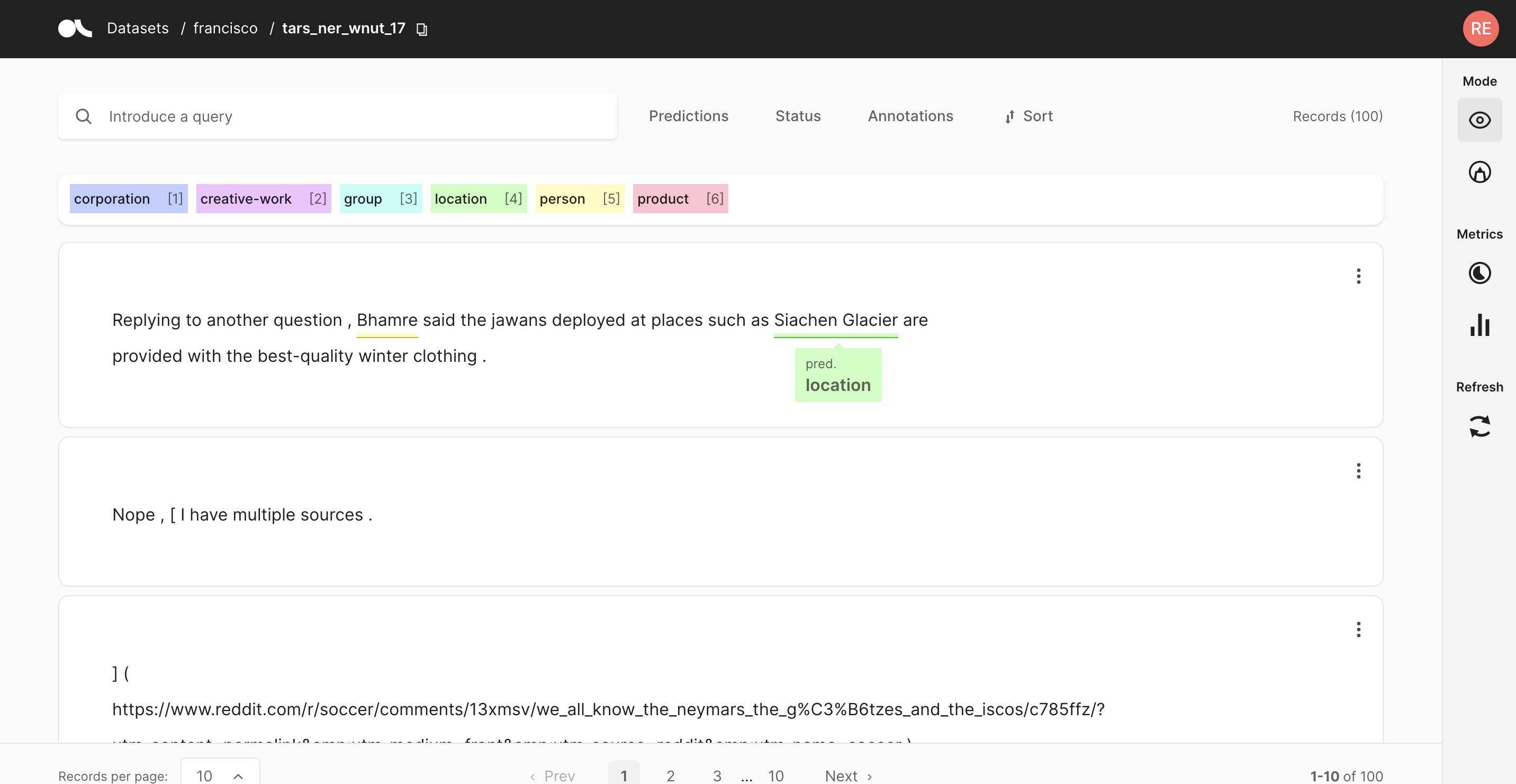labelling-tokenclassification-flair-fewshot