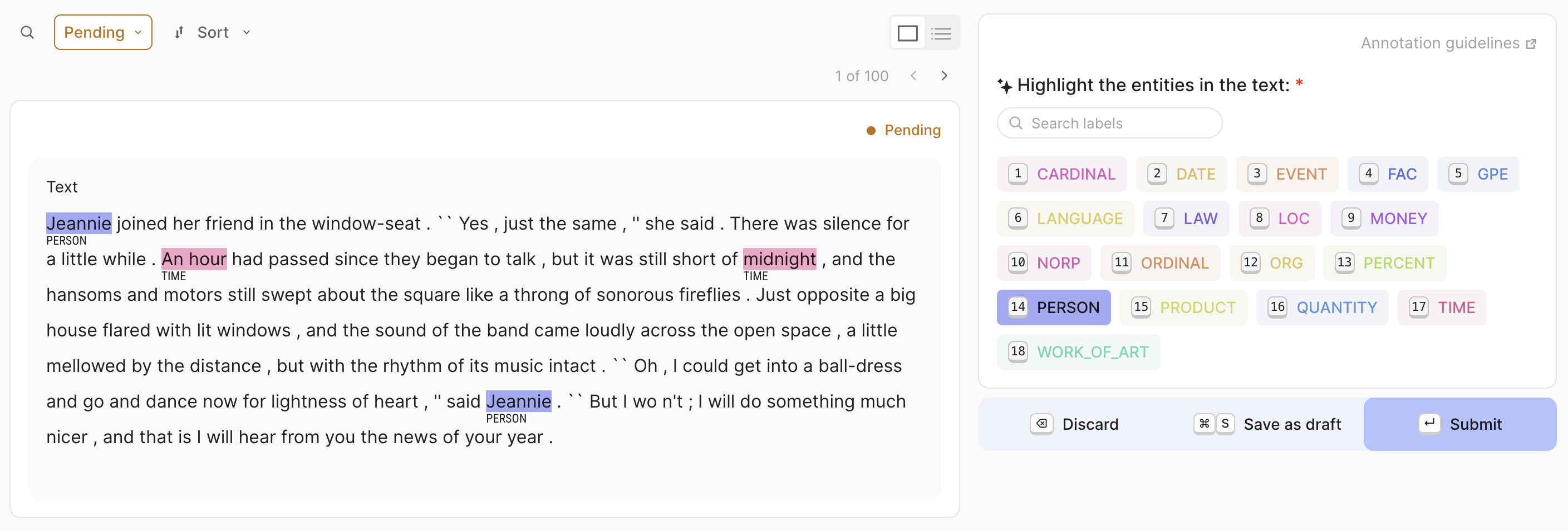 Span question